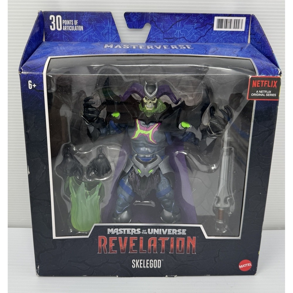 Mattel Masters of the Universe Masterverse Revelation Skelegod 7" Figure New - Picture 1 of 5